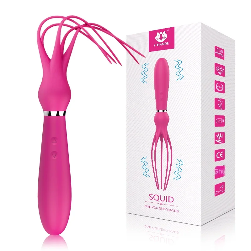 Sexy Av Stick Female Masturbation Vibrator Second Tide Sm Criminal Equipment Vibrator Female Slave Training Sex Products