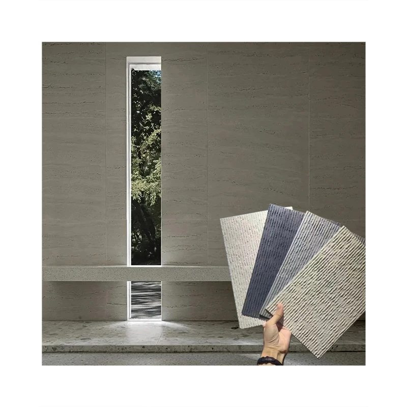 MCM Cement Concrete Board Flexible Stone Veneer Slate For Tall Building Soft Tiles Decorative Wall Siding Panels