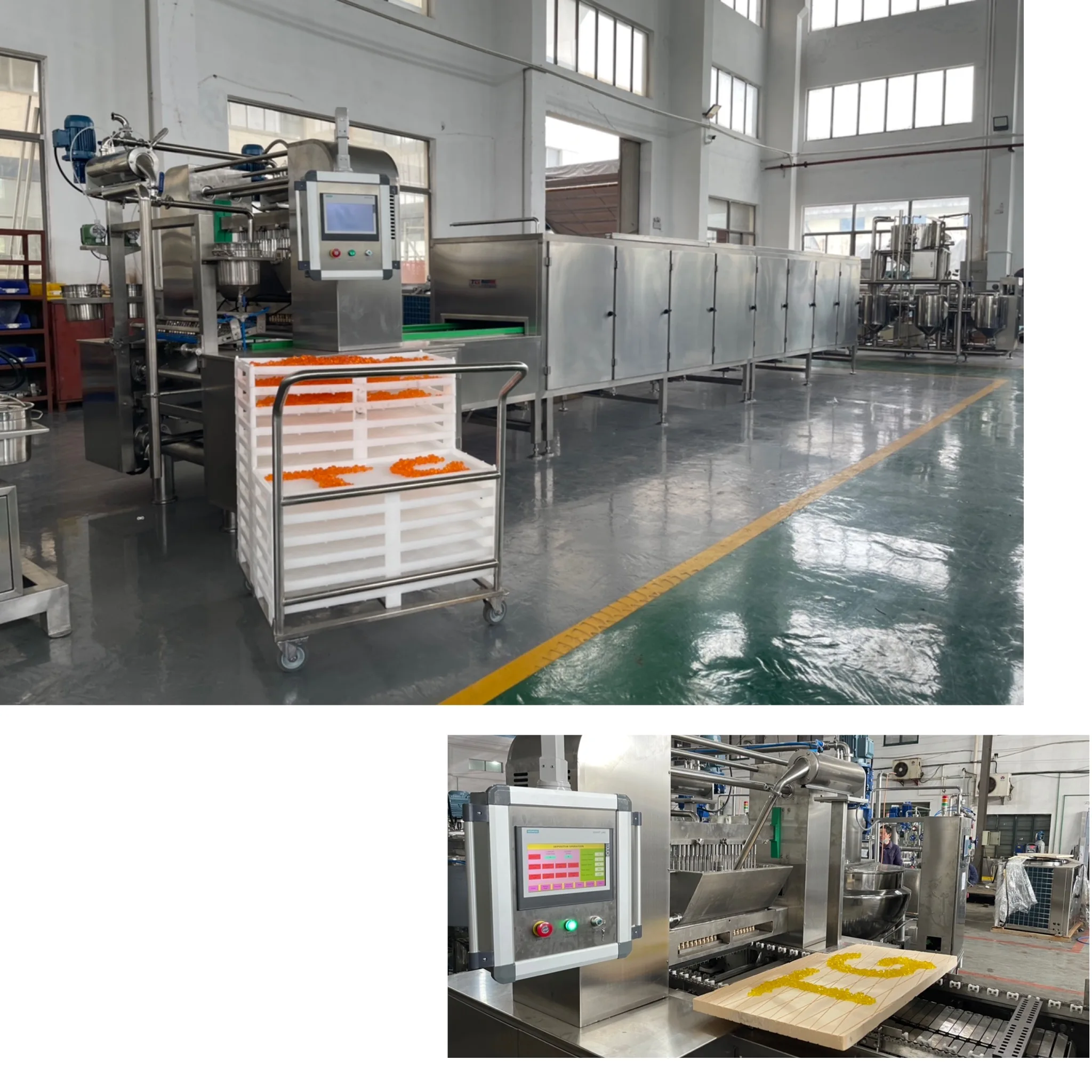 TG Machine full automatic starchless candy factory machine for producing sugar candies