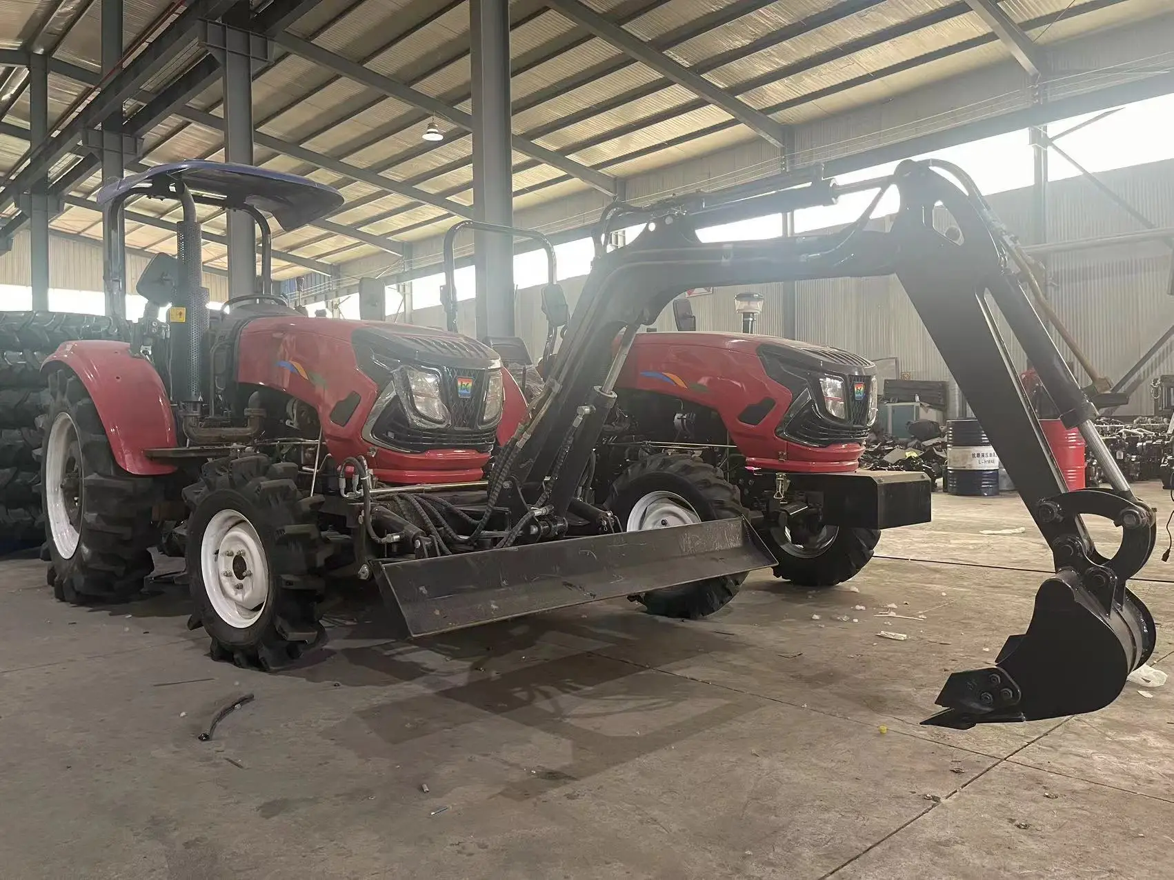 Сельскохозяйственный трактор мини садовый 50hp 60hp 70hp 80hp 90hp 100hp 120hp колесный