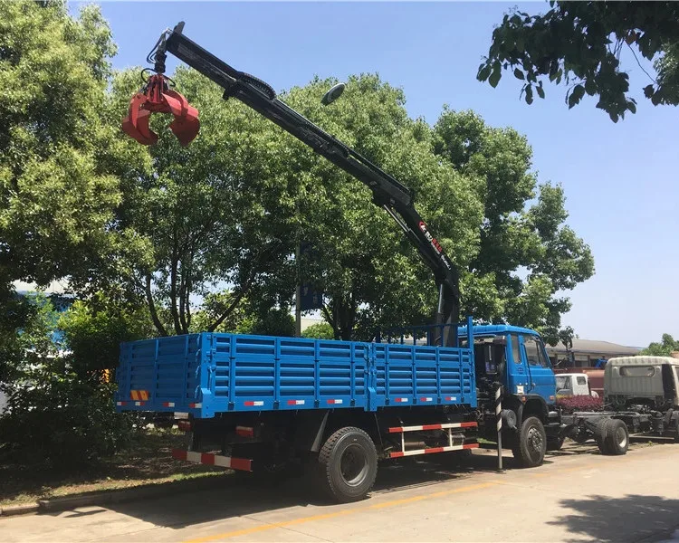 High Quality 4*2 LHD RHD 3.2 Ton Folding Arm Mobile Hydraulic Crane Truck, Crane With Truck, 3200kgs Lifting Cranes for Sale