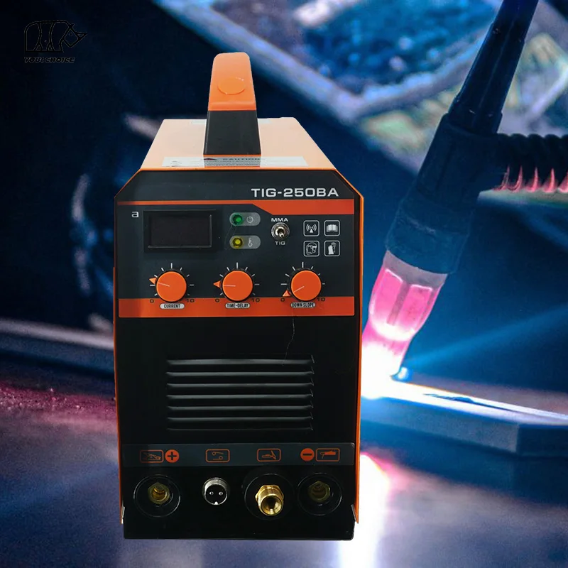 INWELT Professional Stable Mild Welding Arc TIG-250 Argon Mini Welder with Shielding Gas Post-flow Function