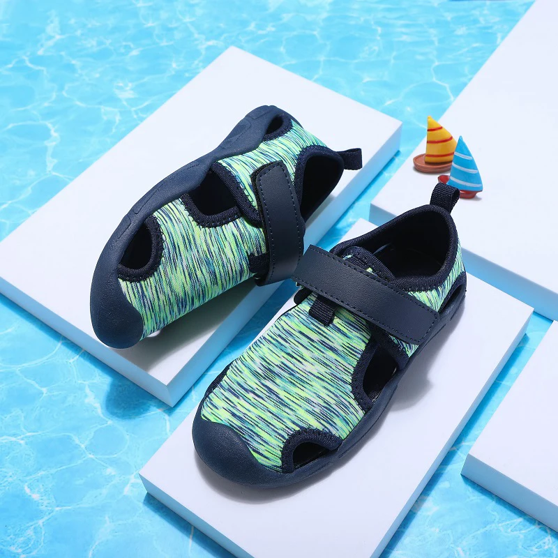 Sandals For Toddler Girl Children Fashion Comfortable Breathable Netcloth Casual Shoes Boys Water Sports Sandals Age 1-8 Years