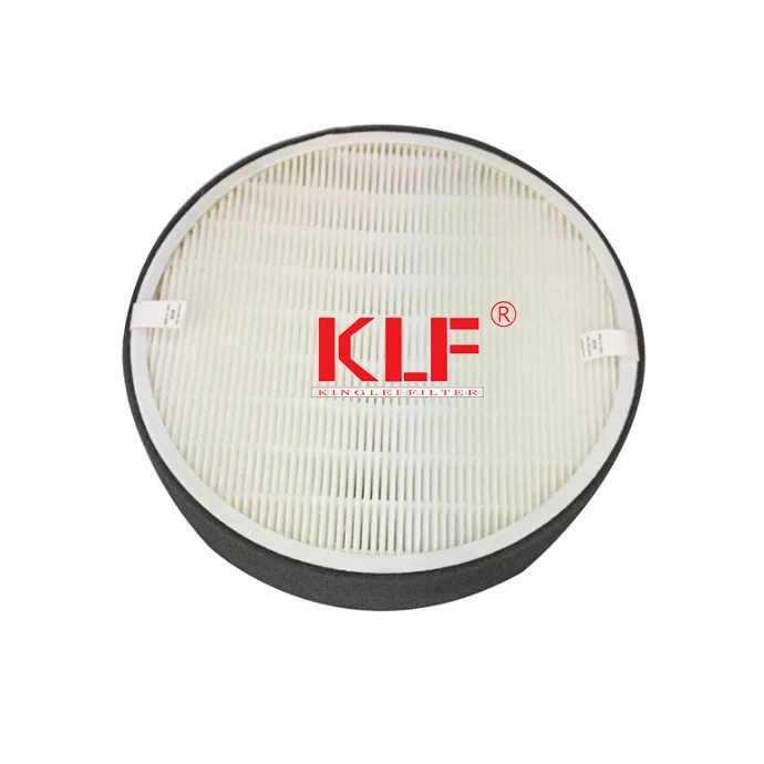 Fresh Air Pipeline Glass Fiber Removal PM2.5 High Efficiency Filter Air Conditioning Small Round Hepa Air Purification Filter