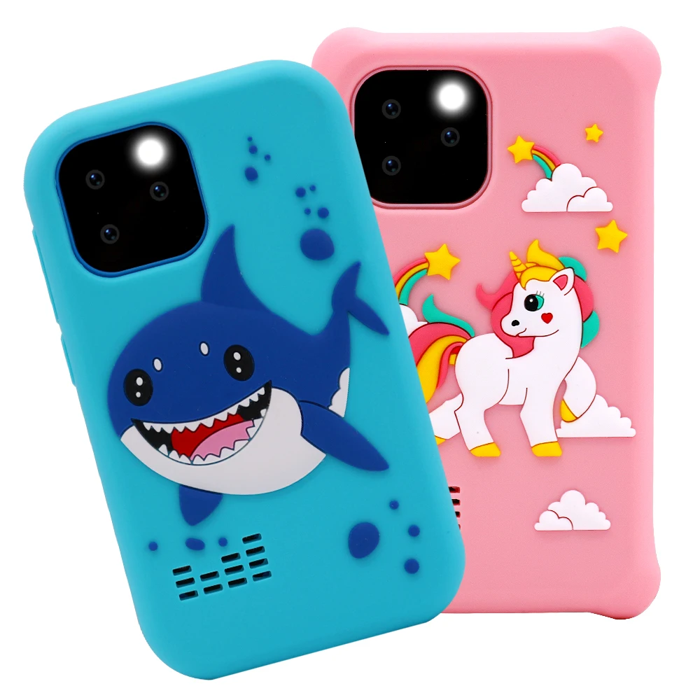 2.8 Inch Touch Screen Rechargeable Kids Smart Phone Mobile Smart Cell Phone With Camera For Kids Toddler Smart Phone