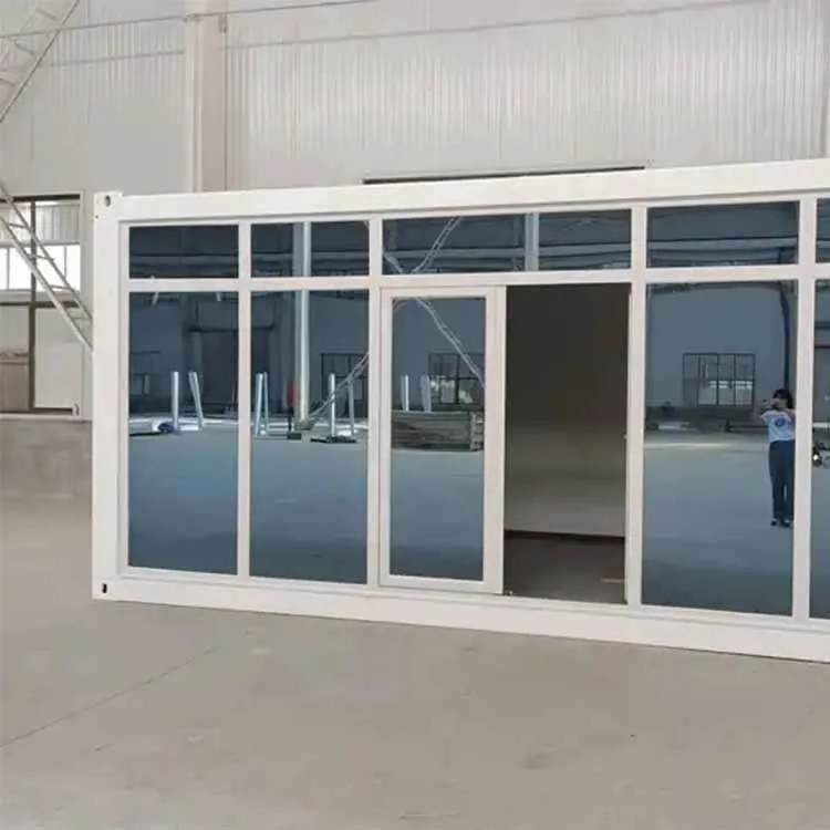 Prefabricated House Flat Pack Container House Glass Wall Flat-Pack Wooden Container House Luxury Prefab Homes