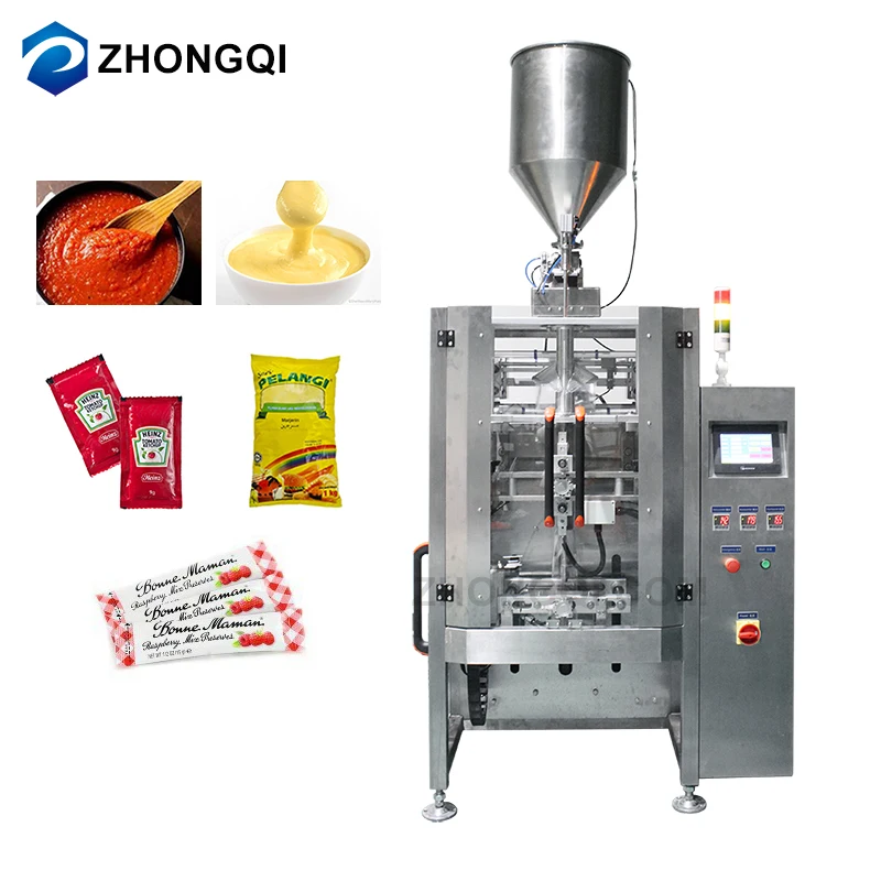  Semi Automatic Small Sachet Plastic Bag Liquid Pouch Filling Paste Honey Ketchup Chili Tomato Sauce Packaging Machine for 500