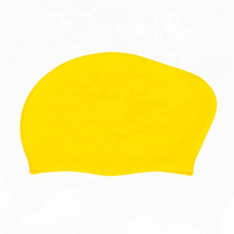 Custom Printing Silicone Swimming Cap for Long Hair