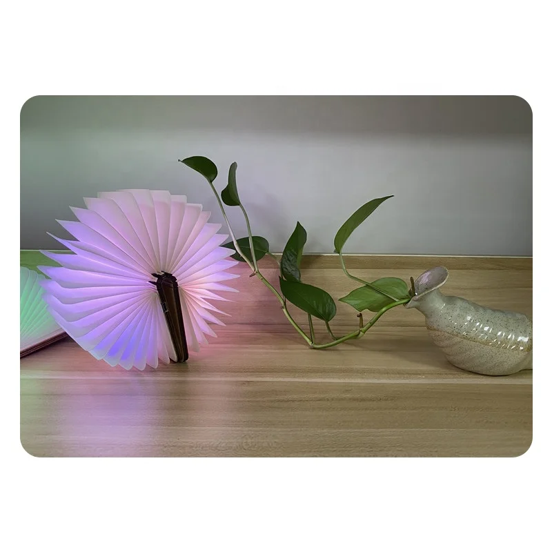 
Wholesale High Quality Wooden Book Lamp USB Rechargeable Custom Led Book Reading Light 