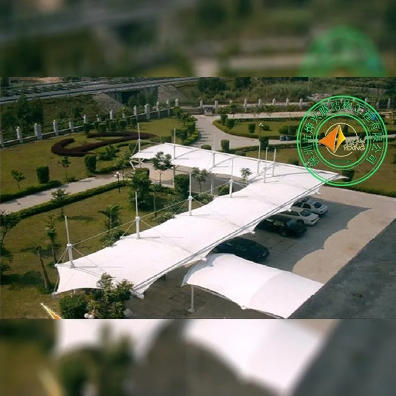 PVDF Steel Membrane Structure Factory Customized Installation Membrane Materials Manufacture Wholesale Stadium Roof Material