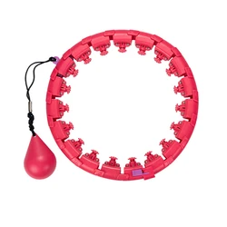 2021 Agreat  Smart Hula Ring Hoop Fitness Plastic Hula Ring Hoop Adult Magnetic Weighted Smart Hula Ring Hoop