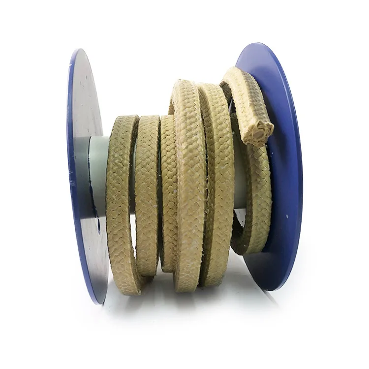 8*8mm  Aramid Fiber Gasket Gland Packing With PTFE  Used in Valve