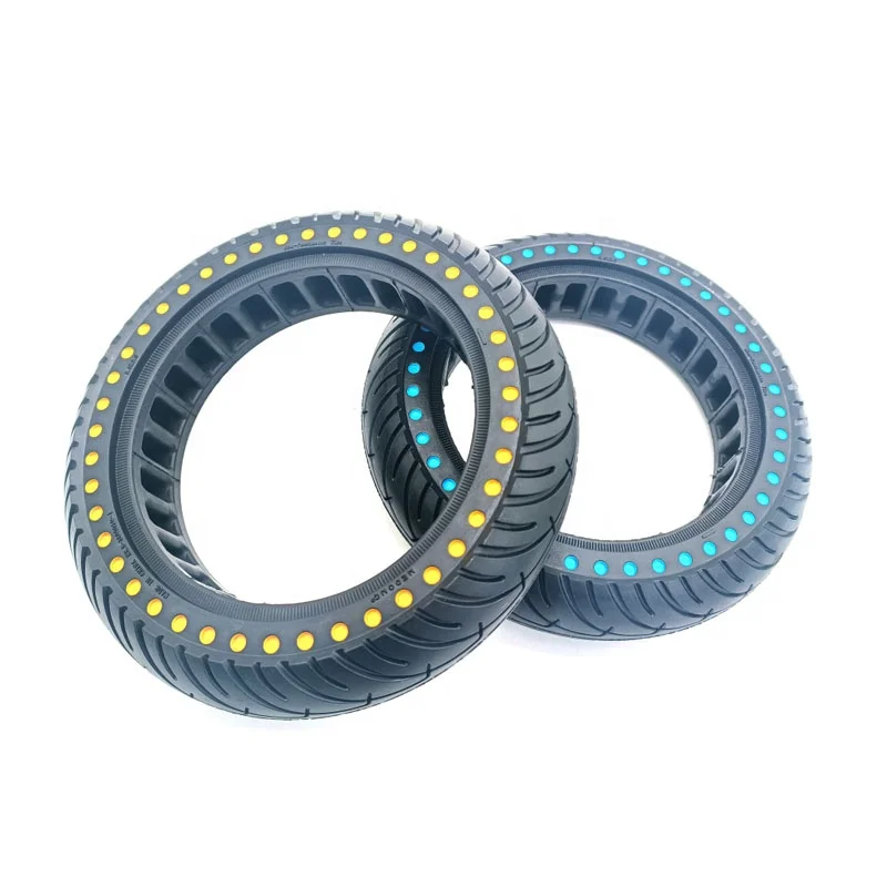 8.5 Inch Color Ponits Honeycomb Tyre for M365 Pro Electric Scooter Spare Parts Rubber Tires Kickscooter Repair Accessories