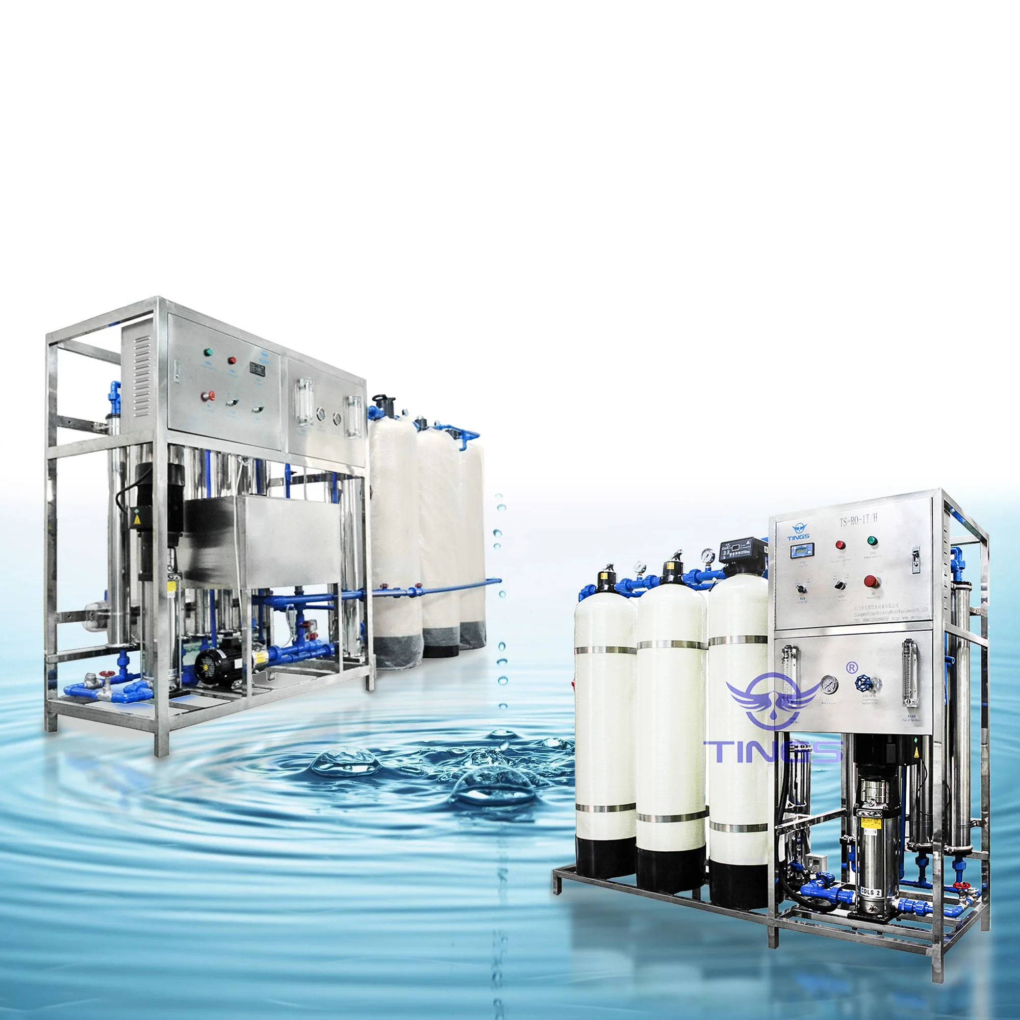 Small Water RO Filter Machine Home Use Mini RO plant Automatic water treatment for mineral water