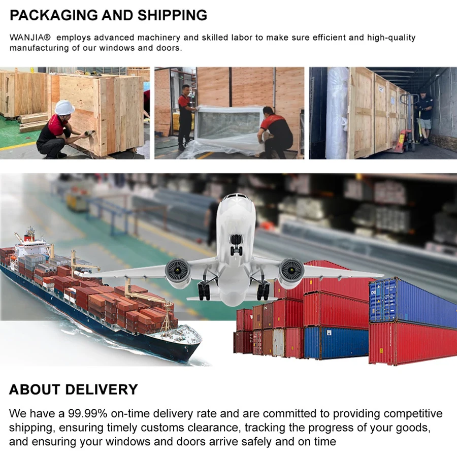 Manufacturer Modern Exterior Electric Aluminum Automatic Sectional Garage Door