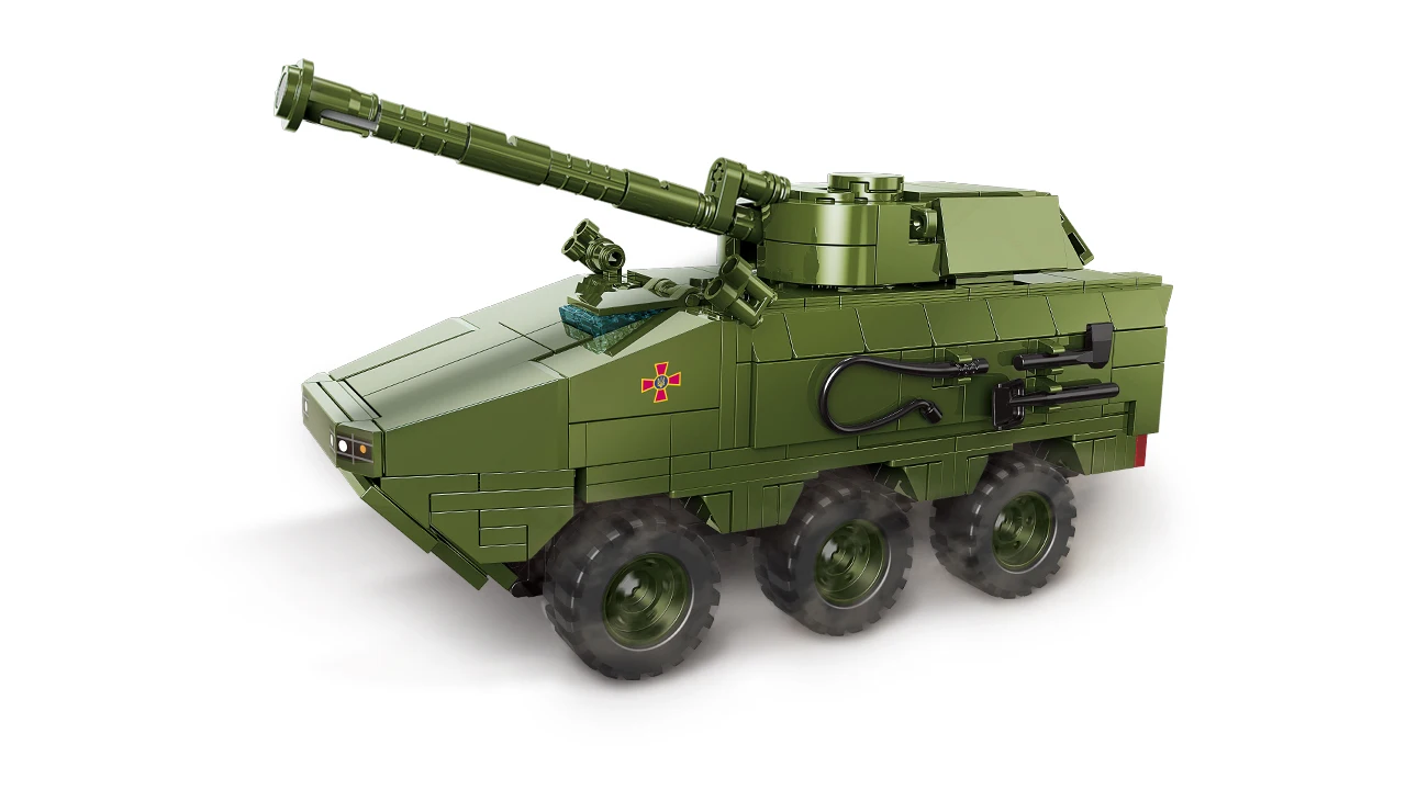 Xingbao 06803 Otaman бронированный автомобиль DIY Строительные кирпичи армейские игрушки Военный танк строительные