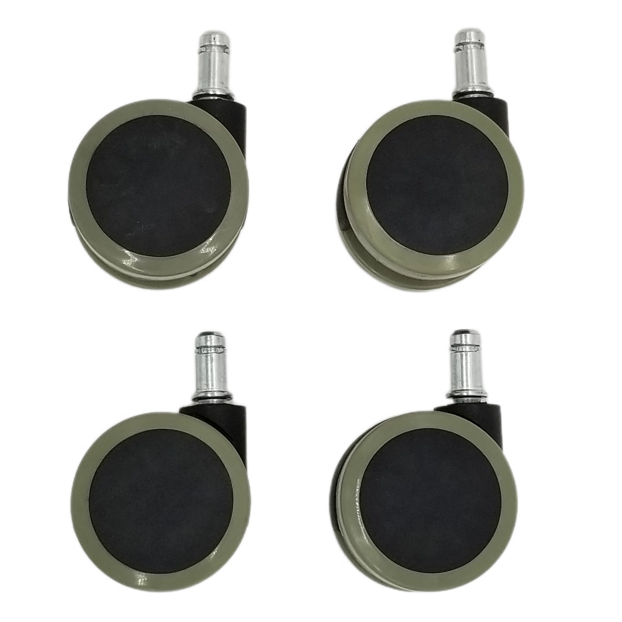 Wholesale Durable Silent Swivel 60mm TPE Swivel Double Nylon Caster Wheel For Chair