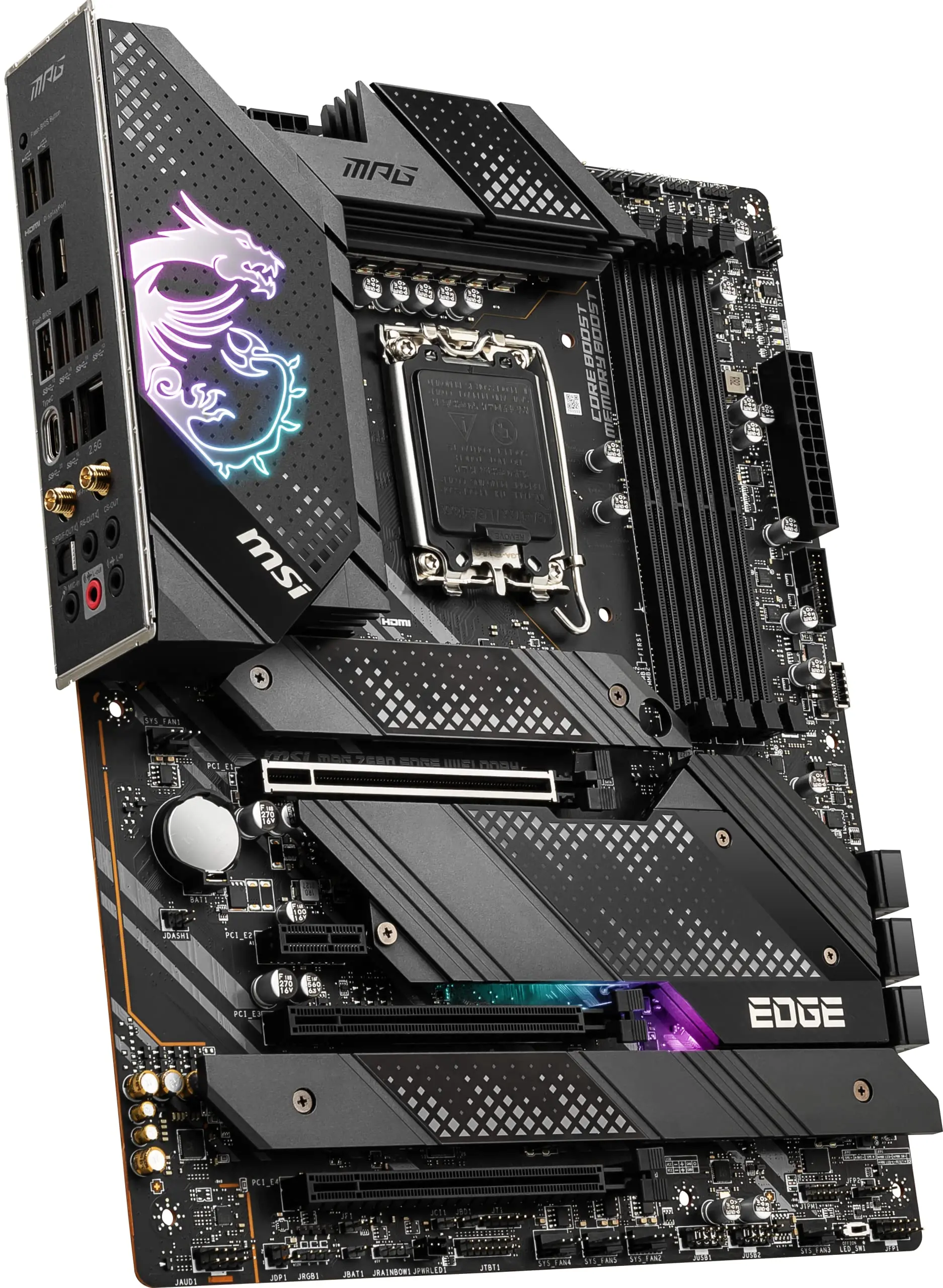 M SI MPG Z690 Edge WiFi DDR4 Gaming для Msi Lga1700 Ddr5 128g поддержка I9 Sata3 * 6 M.2*4 Usb3.2 Atx настольная материнская