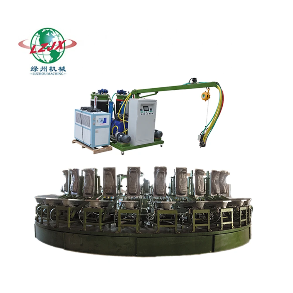 pu car seat foaming production line cinema seat molding machine automatic disc polyurethane injection production line