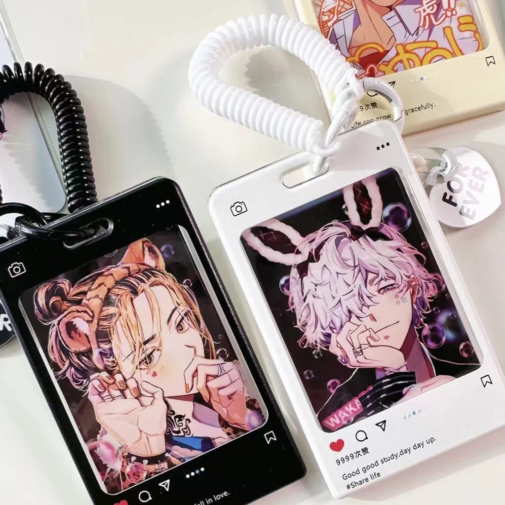 Custom transparent photo holder Acrylic photo transparent acrylic printed keychain Cute photo frame album keychain
