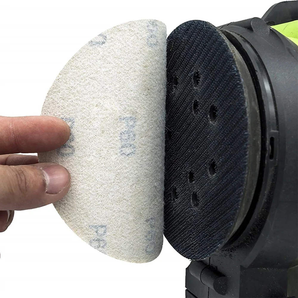 konaflex abrasive premium platinum white  6inch(150mm) hook&loop sanding disc