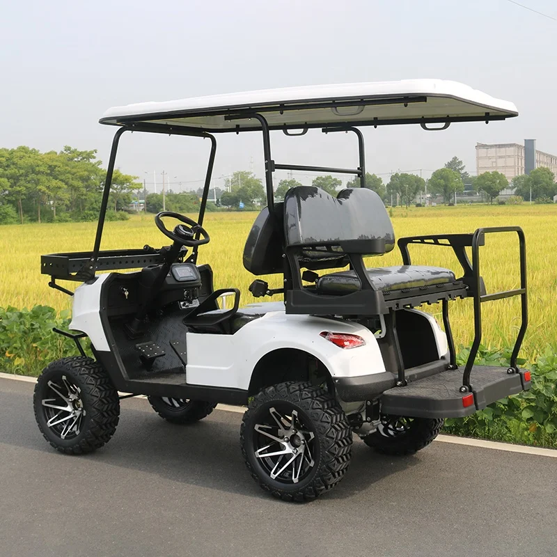 Hot Sale 5kw Farm Multifunctional Off Road 4 Seater Motorized Golf Carts For Sale