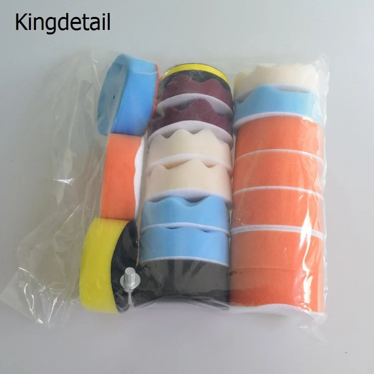 auto detailing 2 inch foam pad kit RO/DA Car Polishing Pads/ Buffing Pads For Car polish