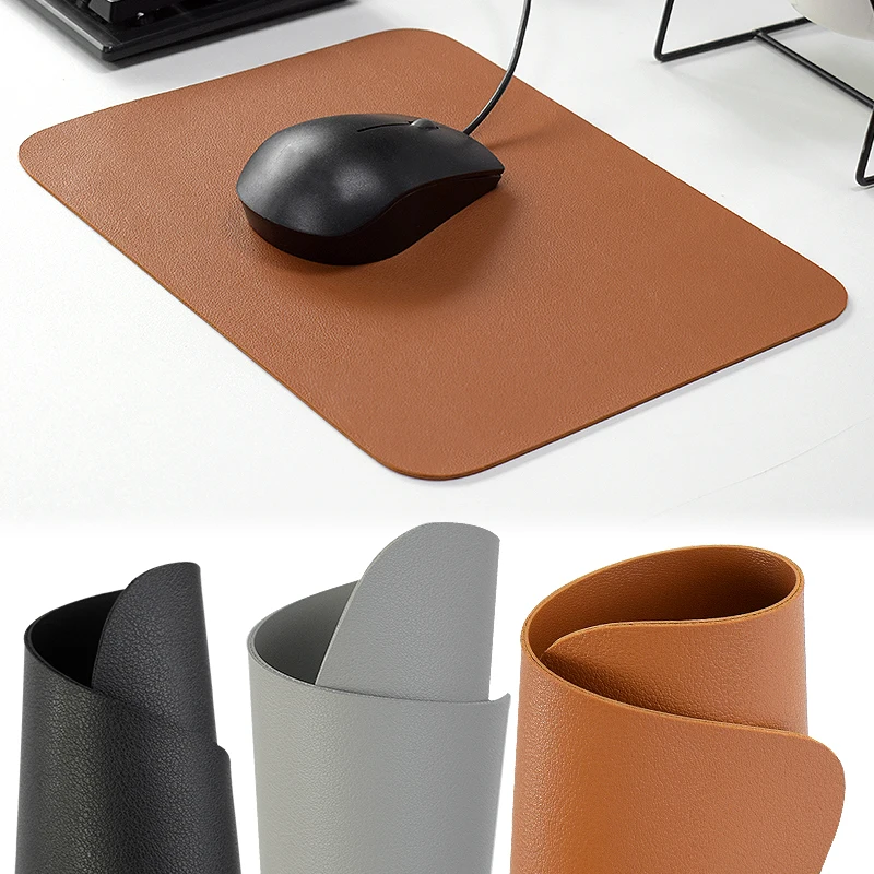 Multifunctional Office Desk Pad Waterproof PU Leather RGB Computer PC Laptop Mouse Pad Game Mouse Writing Mat for Office/Home