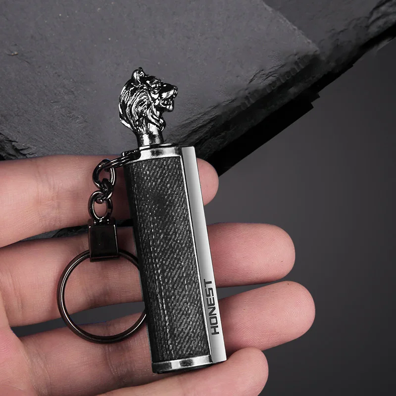 Luxury Smoking Accessories Leopard Lion Snake Skeleton Shape Friction Ignition Cigarette Cigar Lighters Permanent Match Lighter