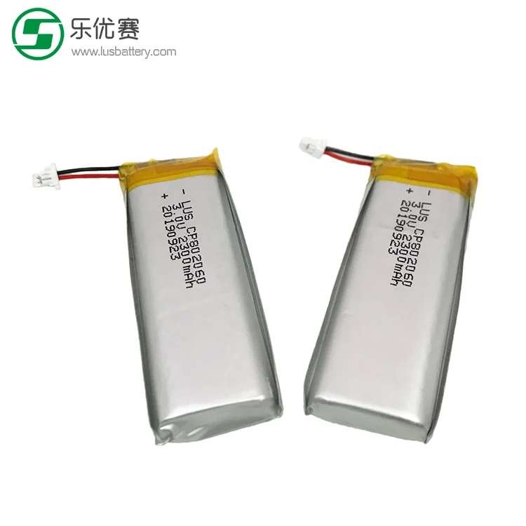 CP802060 Ultra thin 3v Battery 2300mah CP802060 Disposable Flexible Lithium Battery 3.0V 2300mAh