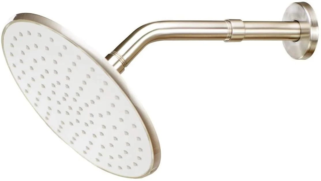 Shower Head Extension Arm, Lower Shower Head,  Solid Brass Stainless Steel  Construct
