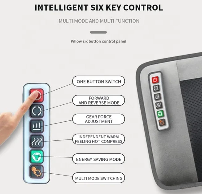 Full Body Multi Function Electric Shiatsu Massage Mat Multifunctional Electric Heated Massage Chair Back Pad for Back Lumbar