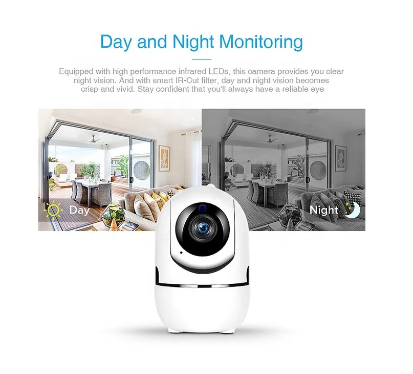 Indoor WIFI Wireless IP Camera Video Surveillance Mini 1080/720P Baby monitor Home CCTV Security Camera WIFI 2MP