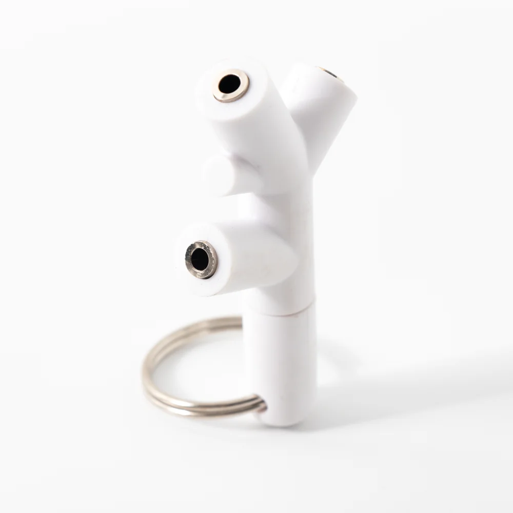 New Branch style music headphone splitter 3.5mm stereo 1 to 3 jacks for phone