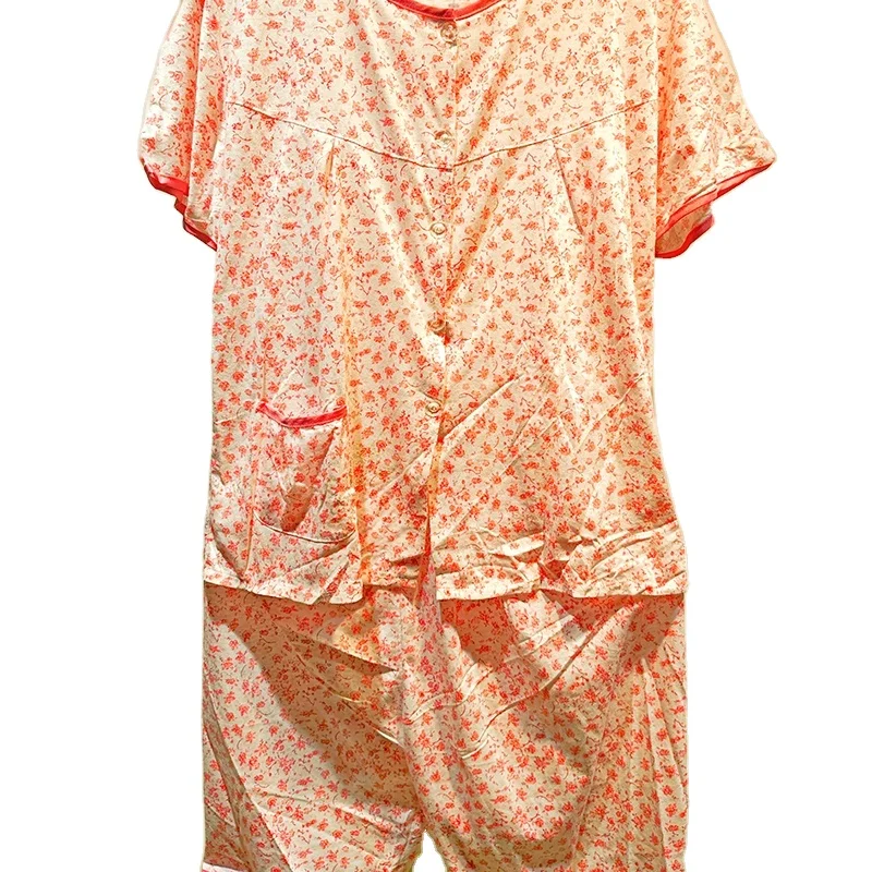 Comfortable 100% cotton used night wear nightgowns wholesale mixed clothes bale sleepwear