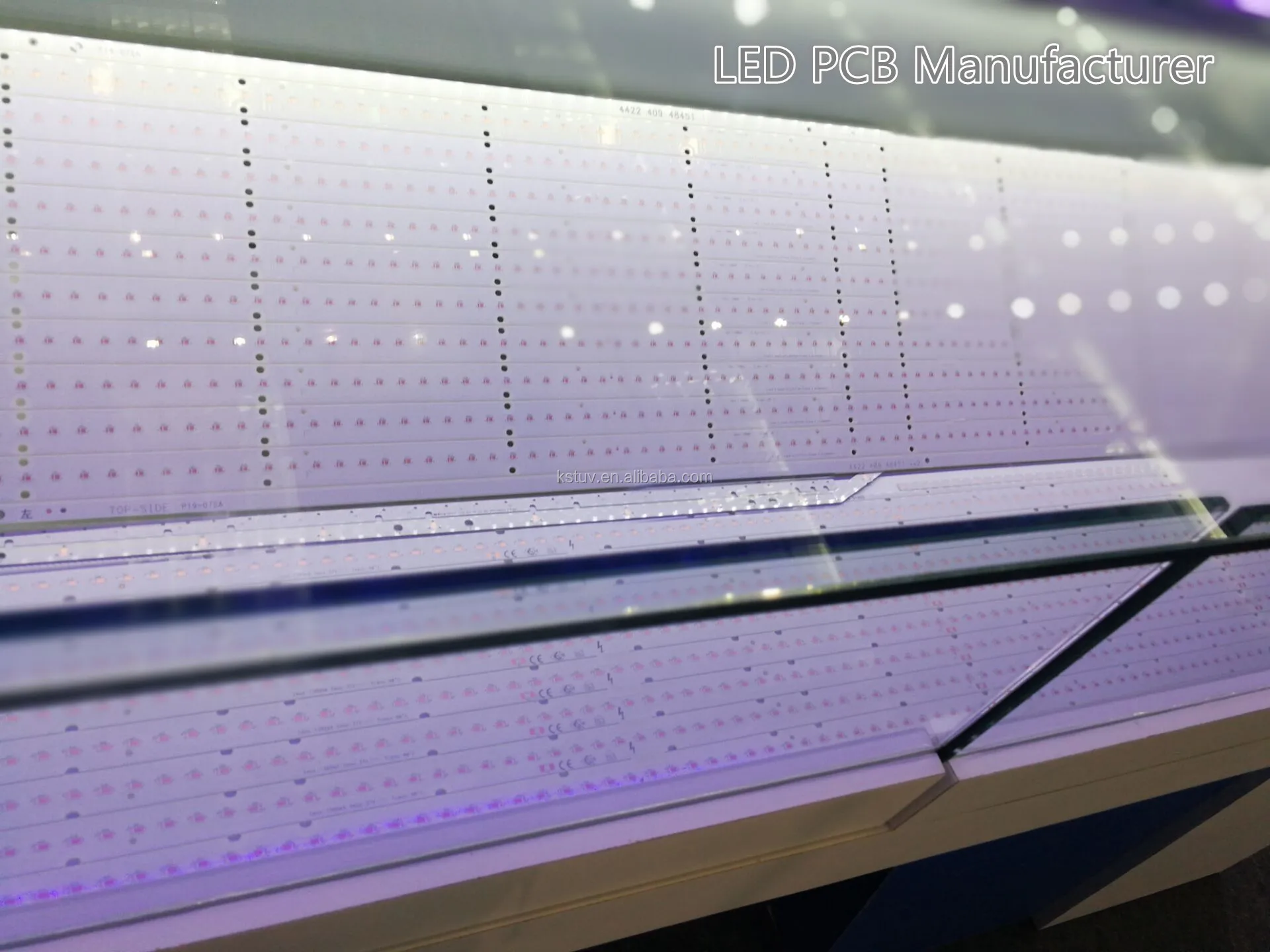 LED light PCB panel full automatic production line for LED light solder resist white ink