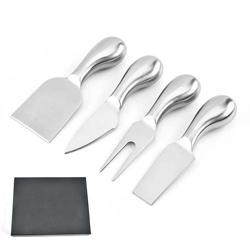 Набор ножей для сыра из нержавеющей стали, 4 шт., в подарочной упаковке, нож для пиццы