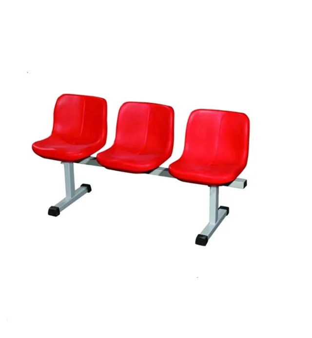 High-quality floor-standing armless hollow plastic flip-flop chairs, outdoor stadium activity bleacher chairs
