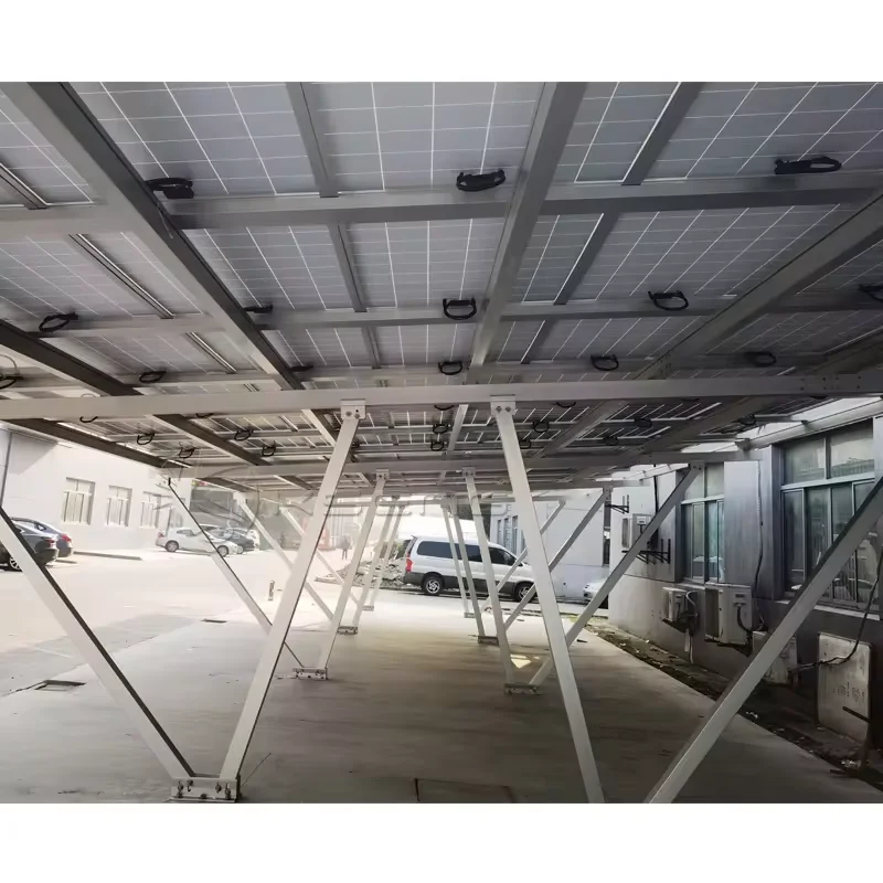 Kseng Carport Racking 10 Kw Solar Parking Structure Pv Solar Panel Kit Carport Solar Roof System Carports For Car Parking