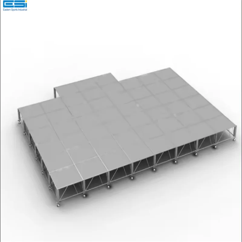 Aluminum alloy outdoor speaker stage podium platform concert stage outdoor show event mobile truss stage