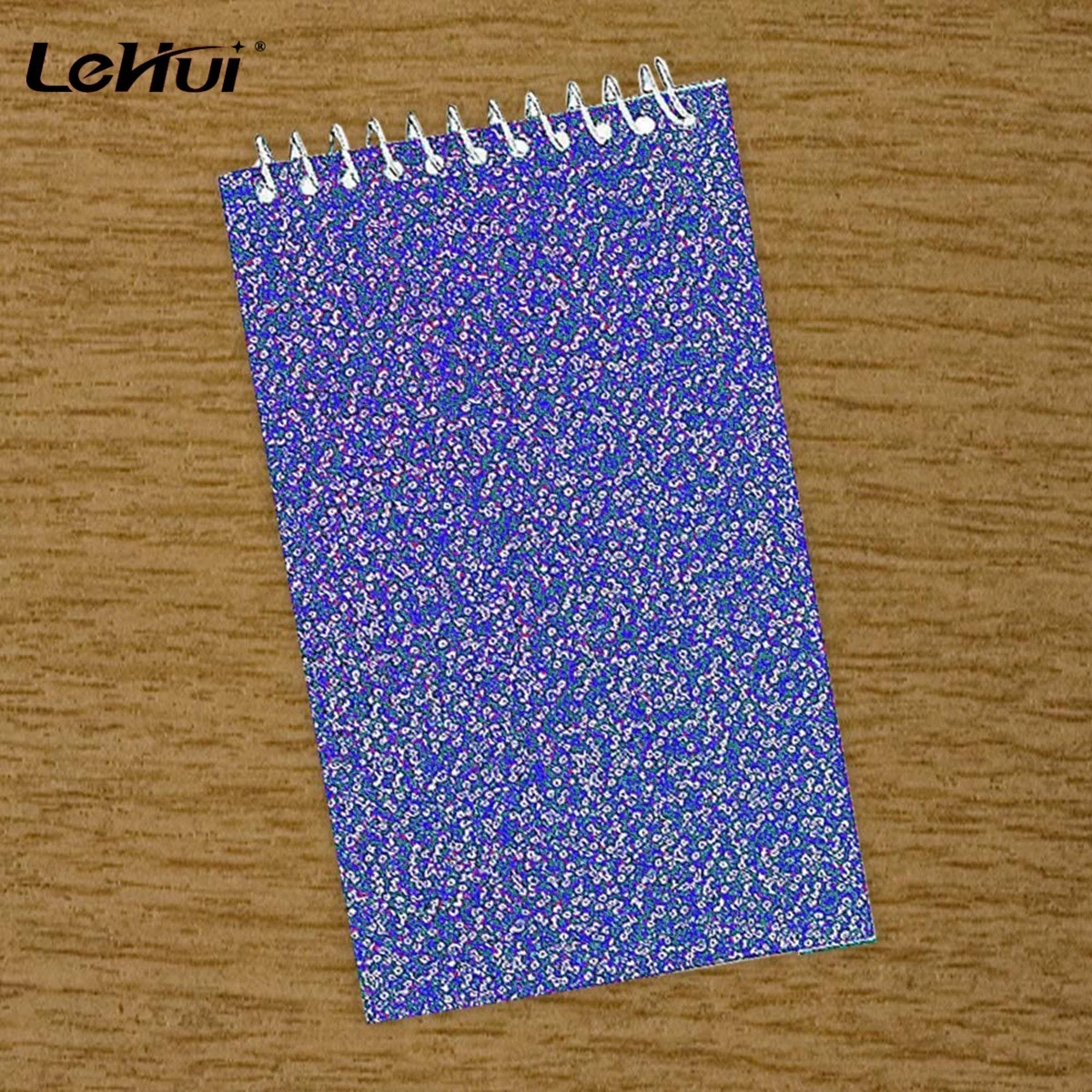 Custom factory 4 Pieces 3x5 Inch Mini Spiral Glitter Notepads of Ruled Composition Spiral Notebooks For Students and Profession