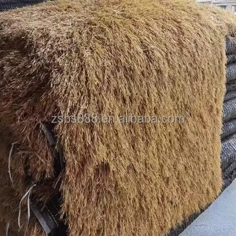 New bamboo thatch building a thatched roof