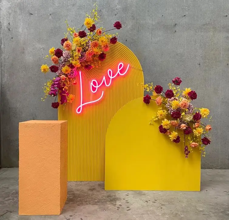 Other Wedding Centerpieces Party Arrangements Arch Backdrop Stand Decorations Artificial Flower Set Outdoor Backdrops Wall