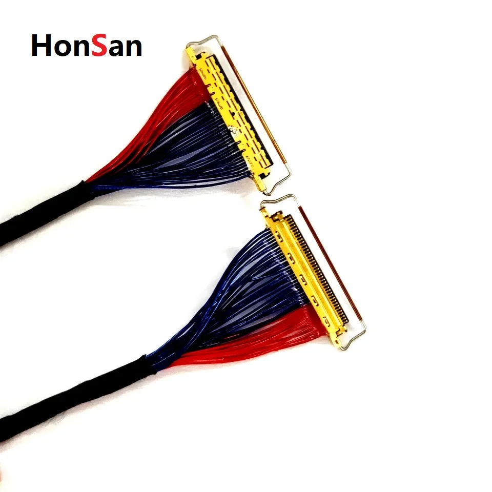 Smart High Quality Df19 To I-pex 20454 20455 Lvds 40-pin Lcd Extension Screen Cable Different Types Of Lvds Cables Lcd Cable