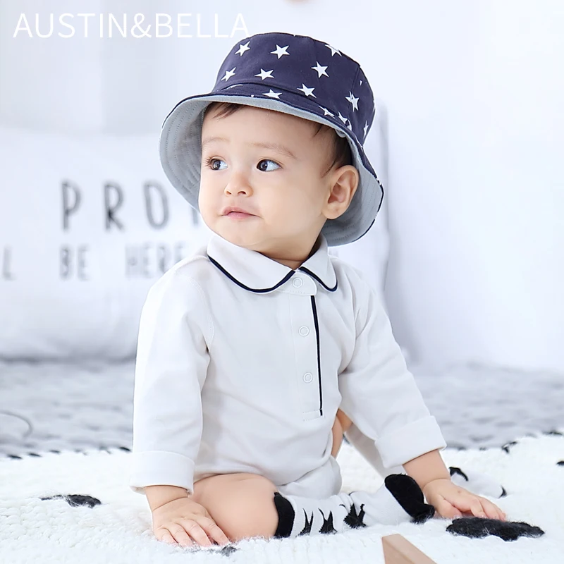 AustinBella/wholesale boutique clothing for baby clothes high quality toddler boy romper jumpsuit fall cotton manufacture custom