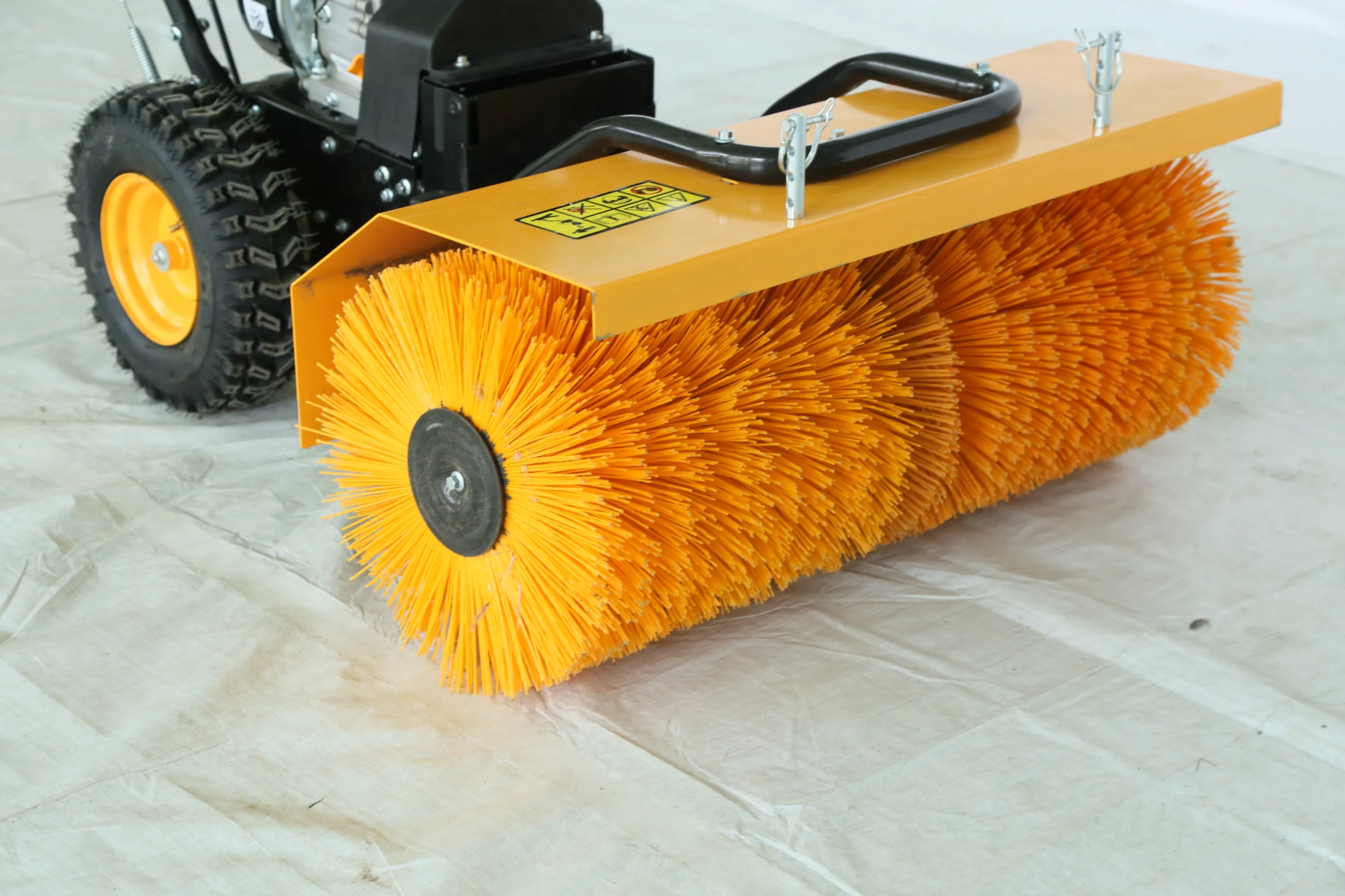 High Quality Low Price 15Hp  Walking behind concrete floor/street sweeper  for construction
