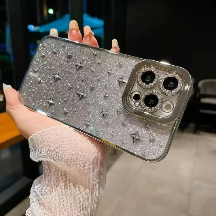 Чехол для мобильного телефона с блестящими линзами