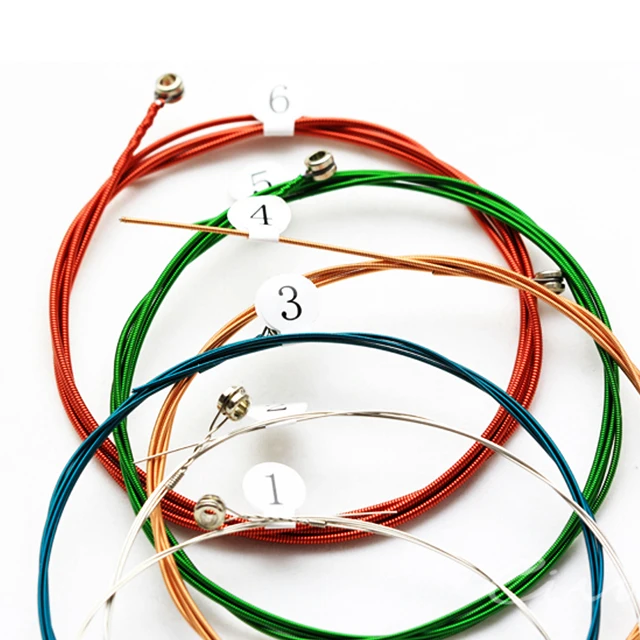 Производитель оптовая продажа Civin хорошее качество красочные акустические Струны для народной гитары