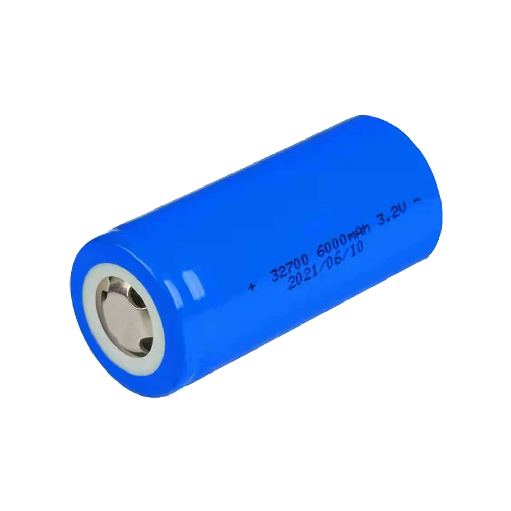 High Capacity Rechargeable Lifepo4 32650 32700 3.2V Battery 5000mah 6000mAh for Solar and Electric Vehicle Lithium Ion Batteries