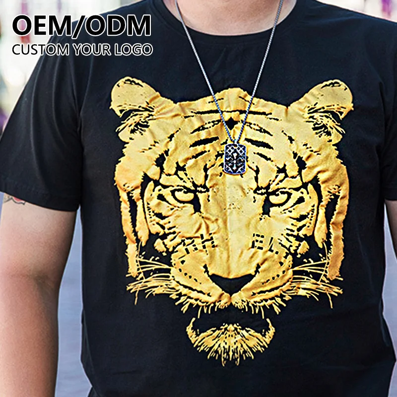 Popular Hot Cake Round Nec Custom Logo Puff Print T Shirt Oversized 100 Cotton Men 3d Puff Print Tshirt